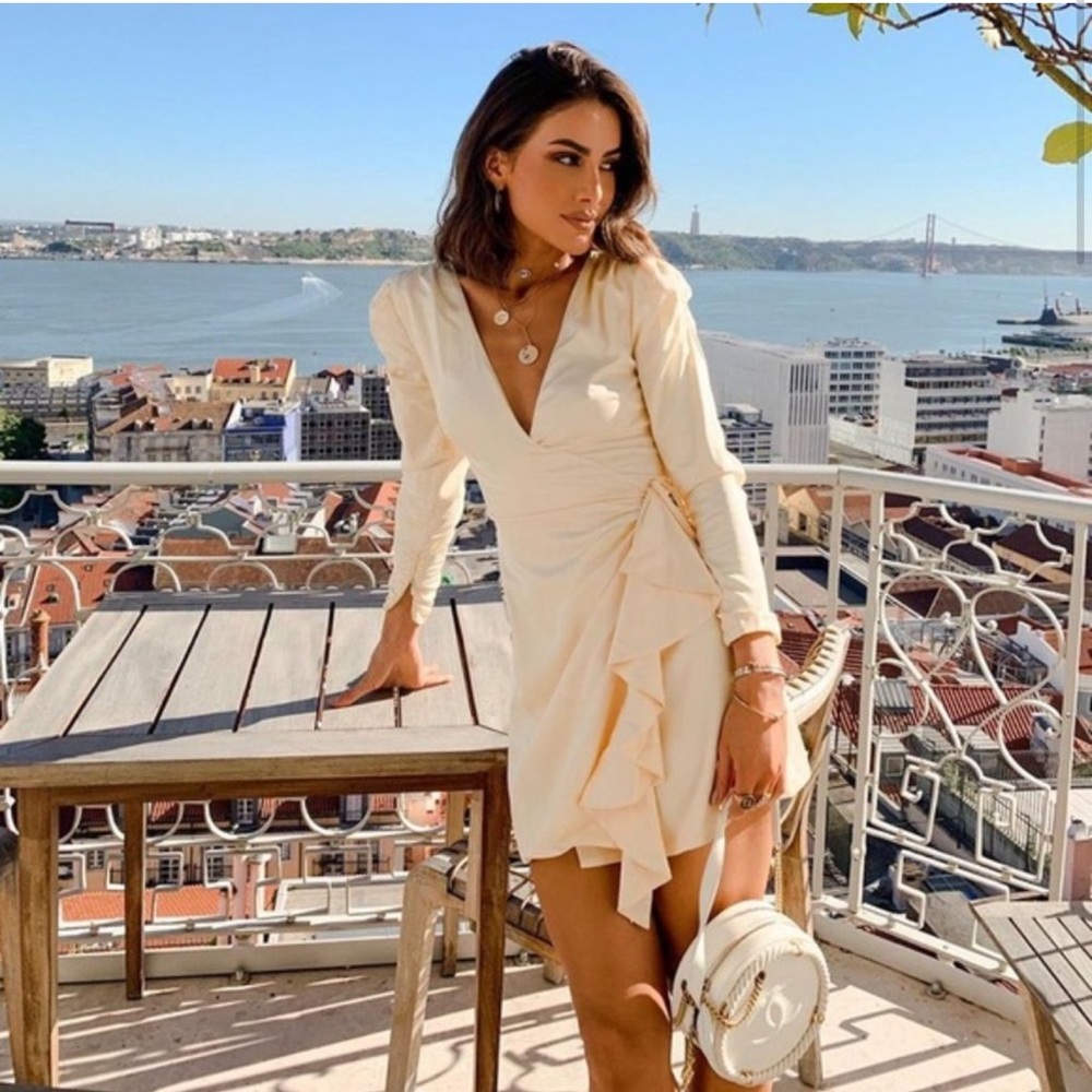 Song of Style satin mini dress